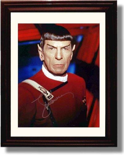 Framed Star Trek Autograph Promo Print - Leonard Nimoy Framed Print - Television FSP - Framed   