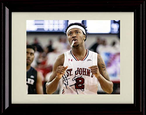 Framed 8x10 Shamorie Ponds Autograph Promo Print - Celebration - St Johns Framed Print - College Basketball FSP - Framed   
