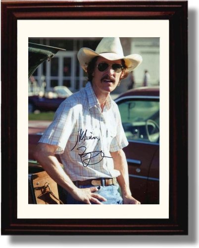 Unframed Matthew McConaughey Autograph Promo Print Unframed Print - Movies FSP - Unframed   