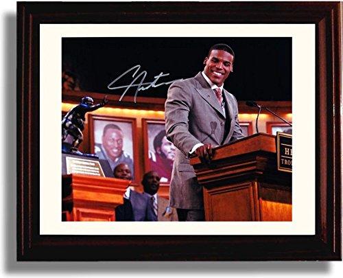 Auburn Tigers Cam Newton Heisman Podium Framed 8x10 Autograph Promo Print Framed Print - College Football FSP - Framed   