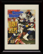 8x10 Framed Ottis Anderson - New York Giants SI Autograph Promo Print - Champs! Framed Print - Pro Football FSP - Framed   