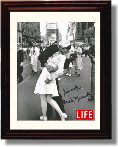 Framed Carl Muscarello Autograph Promo Print - War is Over! Framed Print - History FSP - Framed   