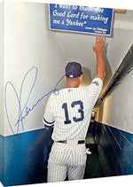 Floating Canvas Wall Art:   Alex Rodriguez - New York Yankees - The Plaque Autograph Print Floating Canvas - Baseball FSP - Floating Canvas   
