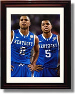 16x20 Framed Aaron and Andres Harrison Autograph Promo Print - Kentucky Wildcats Gallery Print - College Basketball FSP - Gallery Framed   