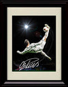 Framed Cristiano Ronaldo Autograph Promo Print - #9 Real Madrid Framed Print - Soccer FSP - Framed   