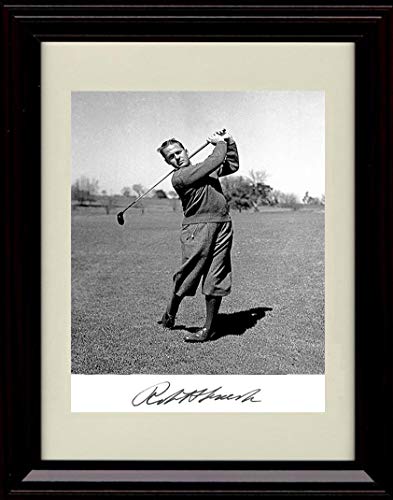Unframed Bobby Jones Autograph Replica Print - Vintage Portrait Unframed Print - Golf FSP - Unframed   