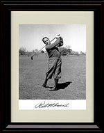 Framed Bobby Jones Autograph Replica Print - Vintage Portrait Framed Print - Golf FSP - Framed   
