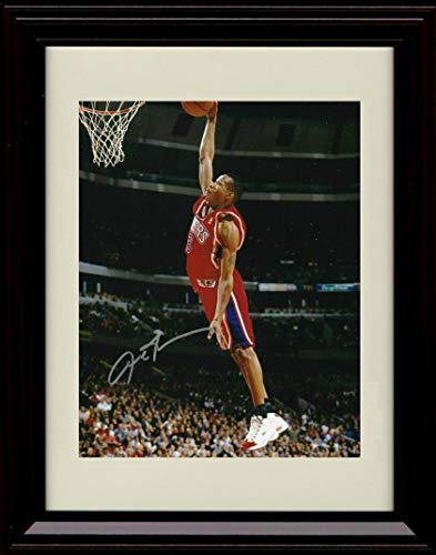 Unframed Allen Iverson - Dunking - Philadelphia 76ers - Autograph Replica Print Unframed Print - Pro Basketball FSP - Unframed   