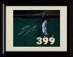 Framed 8x10 Ronald Acuna Jr Autograph Replica Print - Leaping Catch Framed Print - Baseball FSP - Framed   