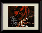 16x20 Framed Nightmare On Elm Street - Freddy Kruger Autograph Replica Print Gallery Print - Movies FSP - Gallery Framed   