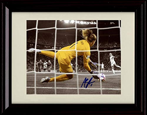 Framed Alyssa Naeher - Making the Save - Autograph Replica Print Framed Print - Soccer FSP - Framed   