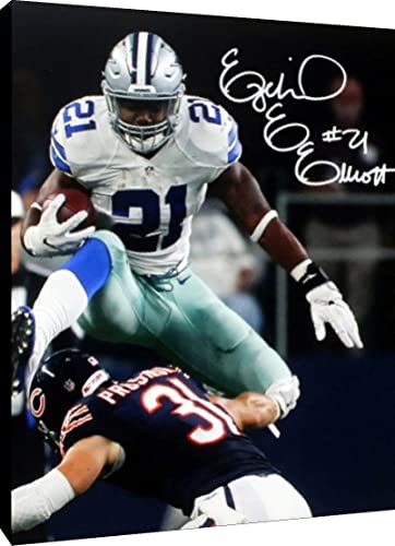 Ezekiel Elliott Floating Canvas Wall Art - Jumping Over Floating Canvas - Pro Football FSP - Floating Canvas   