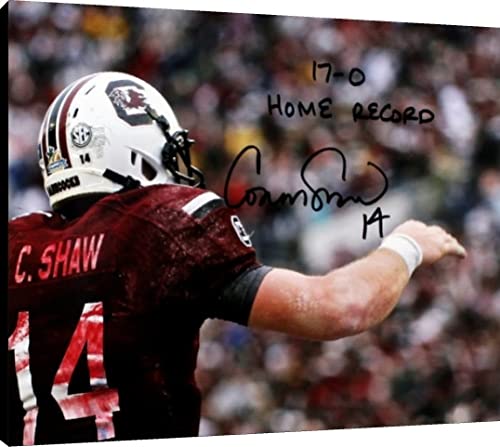 Connor Shaw Canvas Wall Art - 17-0 Home Record - South Carolina Gamecocks Canvas - College Football FSP - Canvas   