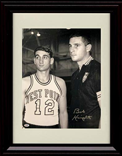 Framed 8x10 Bobby Knight - West Point - Autograph Replica Print Framed Print - College Basketball FSP - Framed   