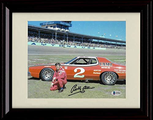 Framed Bobby Allison - Daytona in the 70's - Autograph Replica Print Framed Print - NASCAR FSP - Framed   
