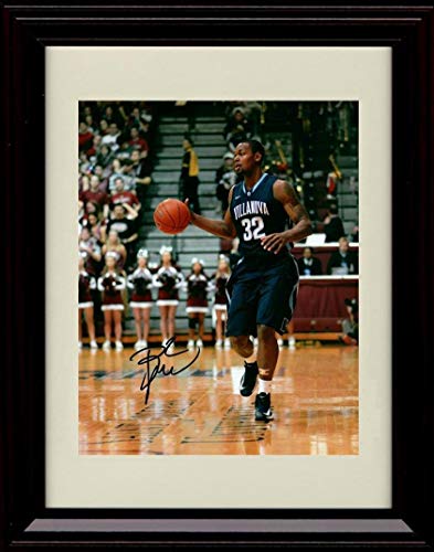 Framed 8x10 James Bell - Villanova Wildcats - Autograph Replica Print Framed Print - College Basketball FSP - Framed   