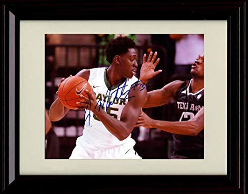 Framed 8x10 Jonathan Motley - Baylor Bears - Autograph Replica Print Framed Print - College Basketball FSP - Framed   