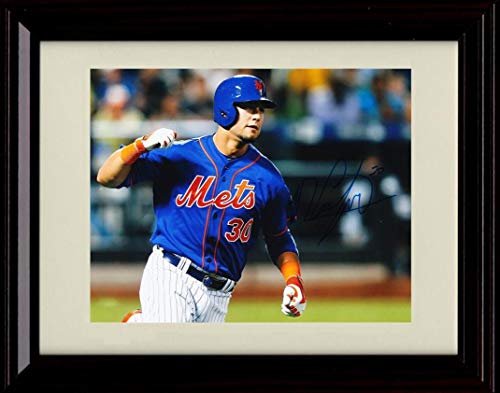 Unframed Mike Conforto Autograph Replica Print - Running Unframed Print - Baseball FSP - Unframed   