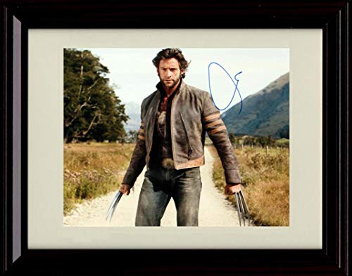 8x10 Framed Wolverine - Hugh Jackman Autograph Replica Print Framed Print - Movies FSP - Framed   