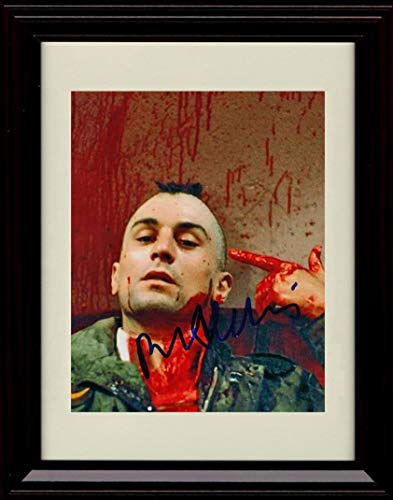8x10 Framed Robert DiNero - Taxi Driver Autograph Replica Print Framed Print - Movies FSP - Framed   