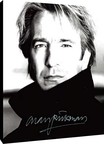 Alan Rickman Photoboard Wall Art - B&W Signed Head Shot Photoboard - Movies FSP - Photoboard   