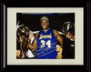 Unframed Shaquille O'Neal - Champ with Trophies - Los Angeles Lakers - Autograph Replica Print Unframed Print - Pro Basketball FSP - Unframed   