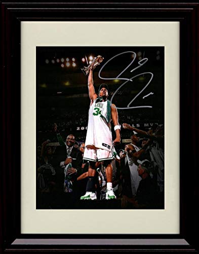 8x10 Framed Paul Pierce - Victory - Boston Celtics - Autograph Replica Print Framed Print - Pro Basketball FSP - Framed   