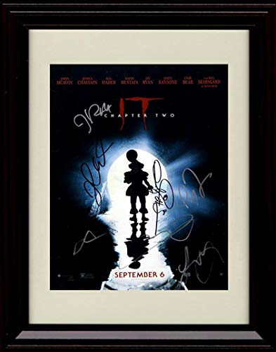 Unframed IT Chapter Two - Cast Signed Autograph Replica Print Unframed Print - Movies FSP - Unframed   