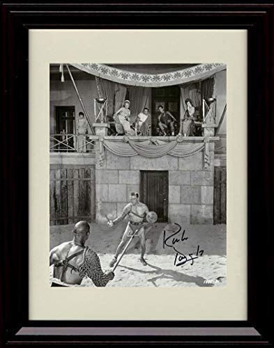 8x10 Framed Kirk Douglas - Spartacus Autograph Replica Print Framed Print - Movies FSP - Framed   