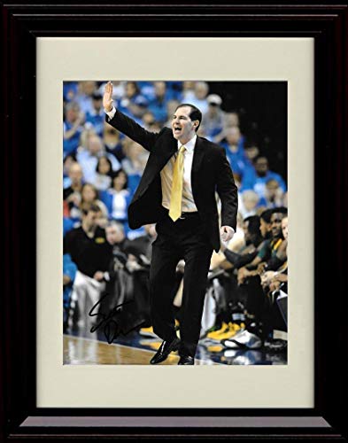 Framed 8x10 Scott Drew - Calling the Play - Autograph Replica Print - Baylor Bears Framed Print - College Basketball FSP - Framed   