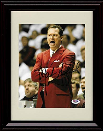 Framed 8x10 Mark Gottfried - Head Coach - Autograph Replica Print - Alabama Crimson Tide Framed Print - College Basketball FSP - Framed   