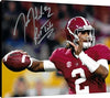 Jalen Hurts Floating Canvas Wall Art - Roll Tide - Alabama Floating Canvas - College Football FSP - Floating Canvas   