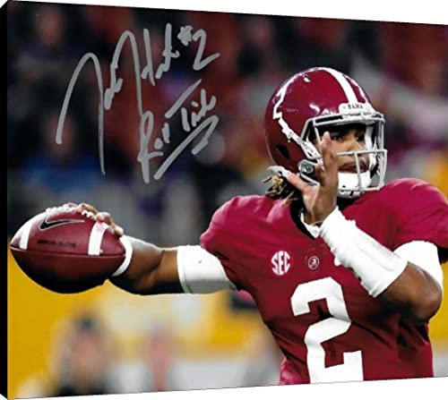 Jalen Hurts Floating Canvas Wall Art - Roll Tide - Alabama Floating Canvas - College Football FSP - Floating Canvas   