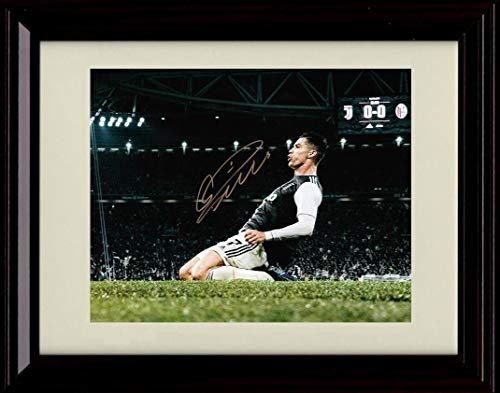 16x20 Framed Cristiano Ronaldo - Juventus - Autograph Replica Print Gallery Print - Soccer FSP - Gallery Framed   