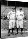 Lou Gehrig and Babe Ruth Floating Canvas Wall Art - Floating Canvas - Baseball FSP - Floating Canvas   