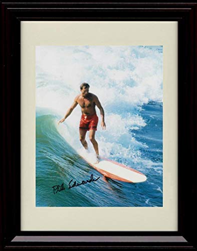 8x10 Framed Phil Edwards - Surfing Legend - Autograph Replica Print Framed Print - Misc FSP - Framed   