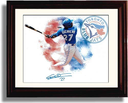 Framed 8x10 Vladimir Guerrero Jr Spotlight Autograph Replica Print Framed Print - Baseball FSP - Framed   