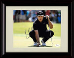 Framed Brooks Koepka Autograph Replica Print - Eyeing the Shot Framed Print - Golf FSP - Framed   