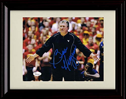 Framed 8x10 Bob Huggins - Head Coach - Autograph Replica Print - West Virginia Mountaineers Framed Print - College Basketball FSP - Framed   