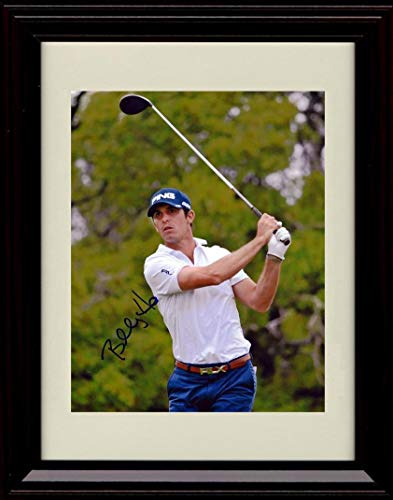 Framed Billy Horschel Autograph Replica Print - Ping Blue Hat Framed Print - Golf FSP - Framed   