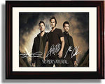 8x10 Framed Supernatural - Cast Autograph Replica Print Framed Print - Television FSP - Framed   