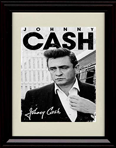 Unframed Johnny Cash - Cover Print - Autograph Replica Print Unframed Print - Music FSP - Unframed   