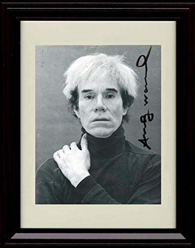 Framed Andy Warhol Autograph Replica Print Framed Print - History FSP - Framed   