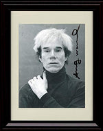 8x10 Framed Andy Warhol Autograph Replica Print Framed Print - History FSP - Framed   