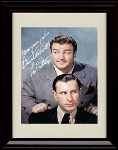 8x10 Framed Lou Costello - Abbot and Costello - Autograph Replica Print Framed Print - Television FSP - Framed   