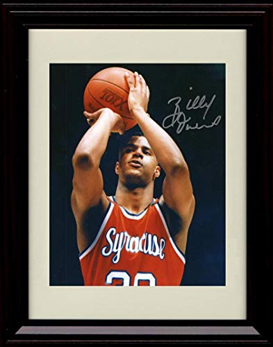 Framed 8x10 Billy Owens - Syracuse - Autograph Replica Print Framed Print - College Basketball FSP - Framed   