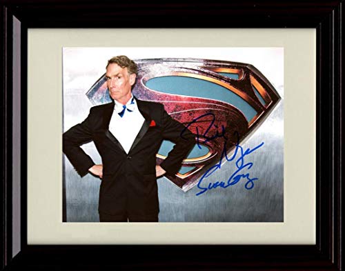 16x20 Framed Bill Nye - Superman - Autograph Replica Print Gallery Print - Television FSP - Gallery Framed   