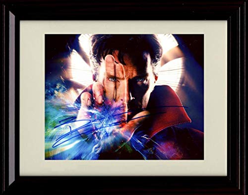 8x10 Framed Benedict Cumberbatch - Doctor Strange Autograph Replica Print Framed Print - Movies FSP - Framed   