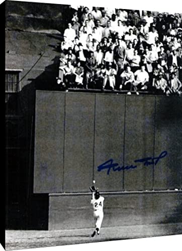 Willie Mays Floating Canvas Wall Art - World Series Catch Floating Canvas - Baseball FSP - Floating Canvas   