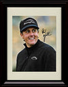 Framed Phil Mickelson Autograph Replica Print - All Smiles Framed Print - Golf FSP - Framed   